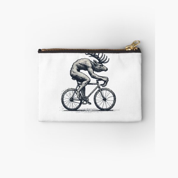 Item preview, Funny Bike Moose Retro Bike Fans designed and sold by LuminOrb.
