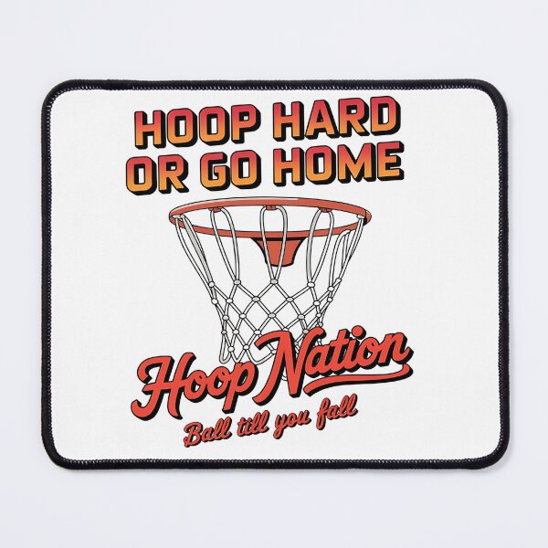 Item preview, Hoop nation - Basketball heartbeat - Basketball breaker -  Let The Madness Begin designed and sold by JansenGS.