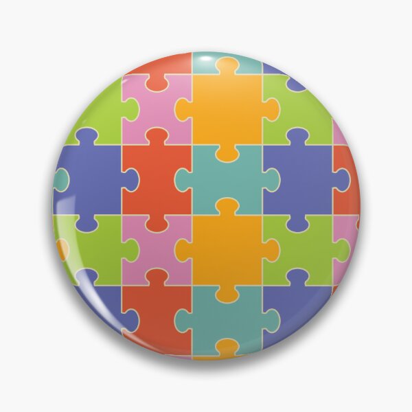 Item preview, Colorful Jigsaw Puzzle Pattern designed and sold by AnnArtshock.