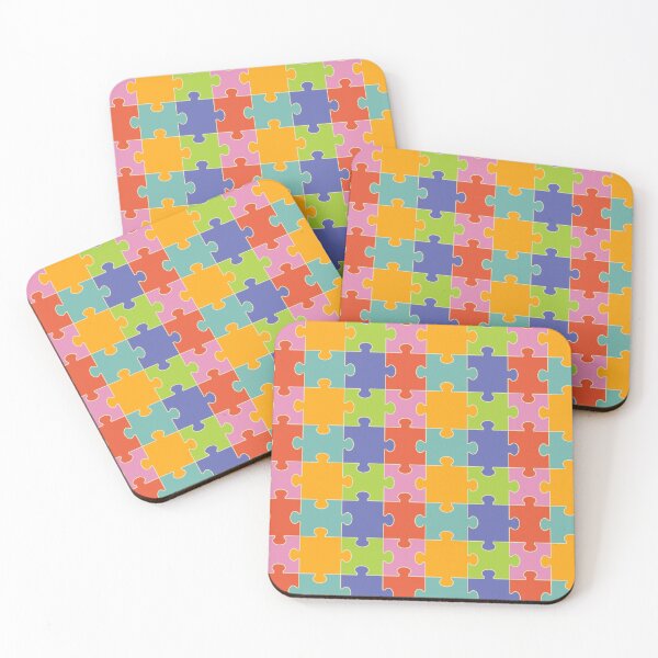Item preview, Colorful Jigsaw Puzzle Pattern designed and sold by AnnArtshock.