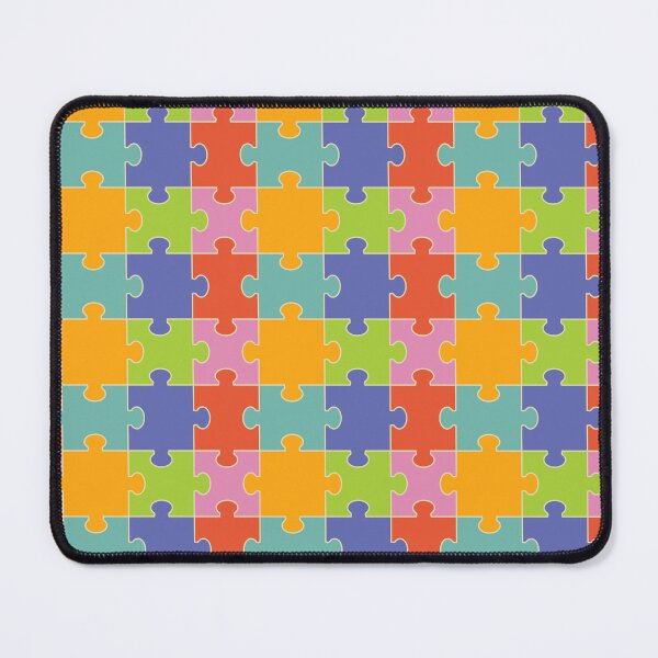 Item preview, Colorful Jigsaw Puzzle Pattern designed and sold by AnnArtshock.