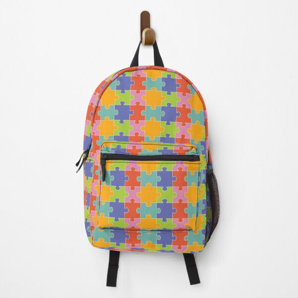 Item preview, Colorful Jigsaw Puzzle Pattern designed and sold by AnnArtshock.