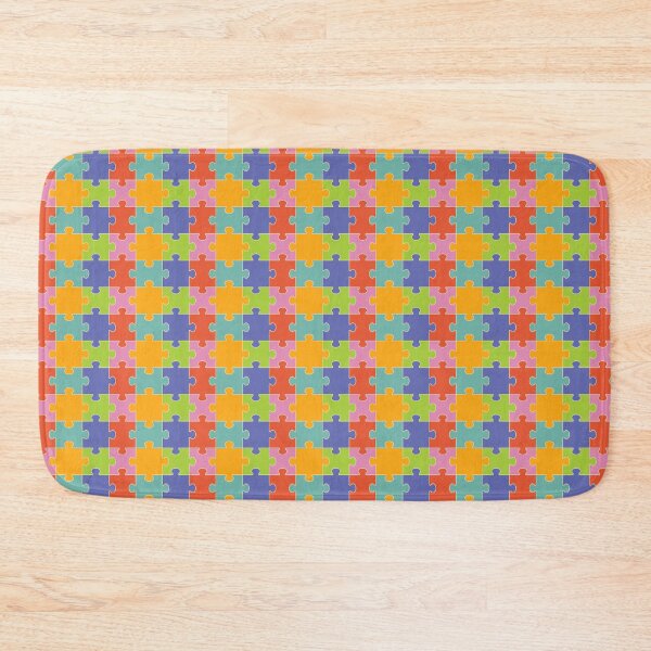 Item preview, Colorful Jigsaw Puzzle Pattern designed and sold by AnnArtshock.