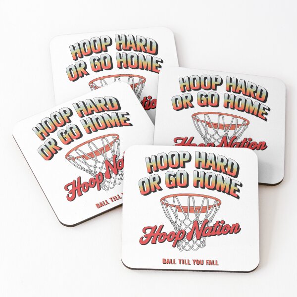 Item preview, Hoop nation - Basketball heartbeat - Basketball breaker -  Let The Madness Begin designed and sold by JansenGS.