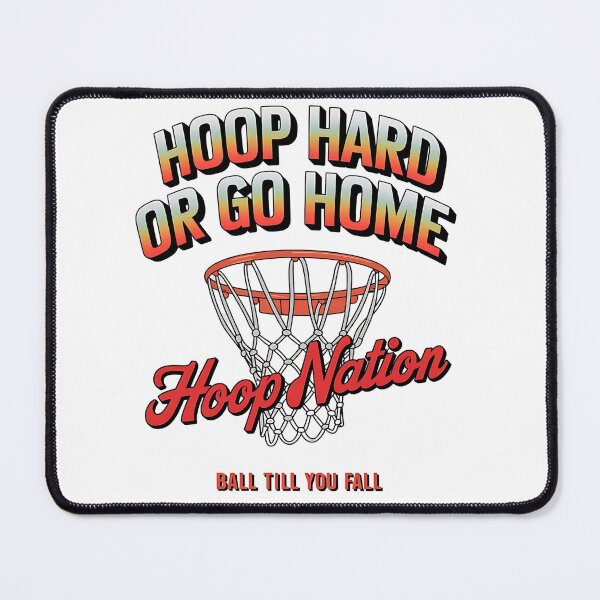 Item preview, Hoop nation - Basketball heartbeat - Basketball breaker -  Let The Madness Begin designed and sold by JansenGS.