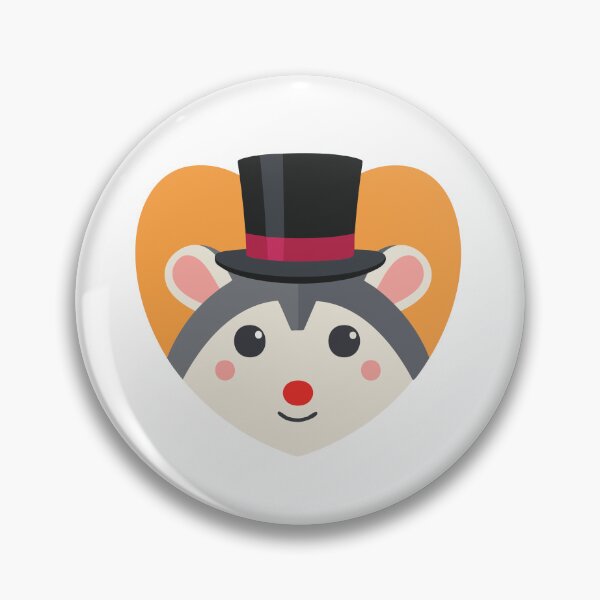 Item preview, mouse in a top hat on a heart designed and sold by jazzydevil.
