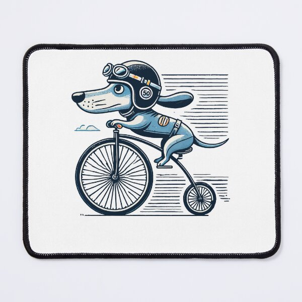 Item preview, Funny Dog Bike Design For Bike Lovers designed and sold by LuminOrb.