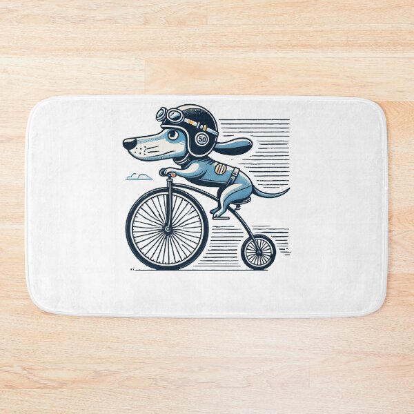 Item preview, Funny Dog Bike Design For Bike Lovers designed and sold by LuminOrb.