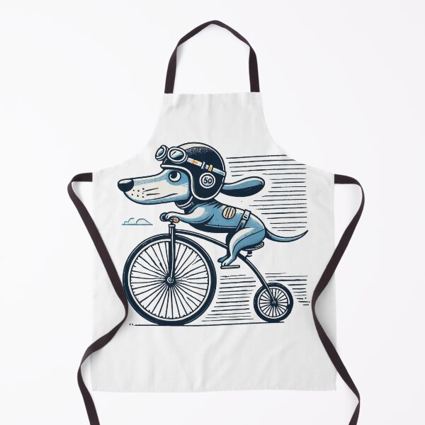 Item preview, Funny Dog Bike Design For Bike Lovers designed and sold by LuminOrb.