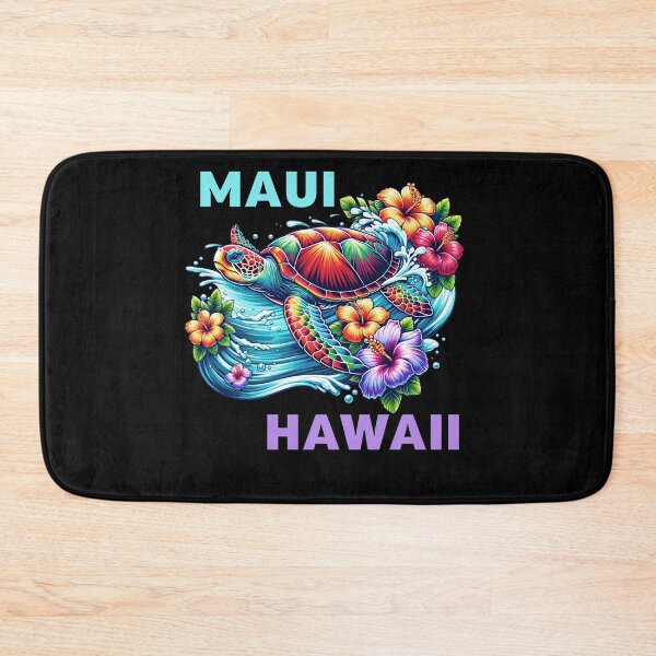Item preview, Maui Hawaii Sea Turtle And Flower Beach Sea Love designed and sold by Kimberley King Art  King Art.