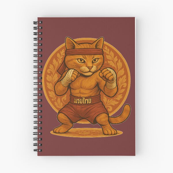 Item preview, Muay Thai Cat designed and sold by Patternicity.