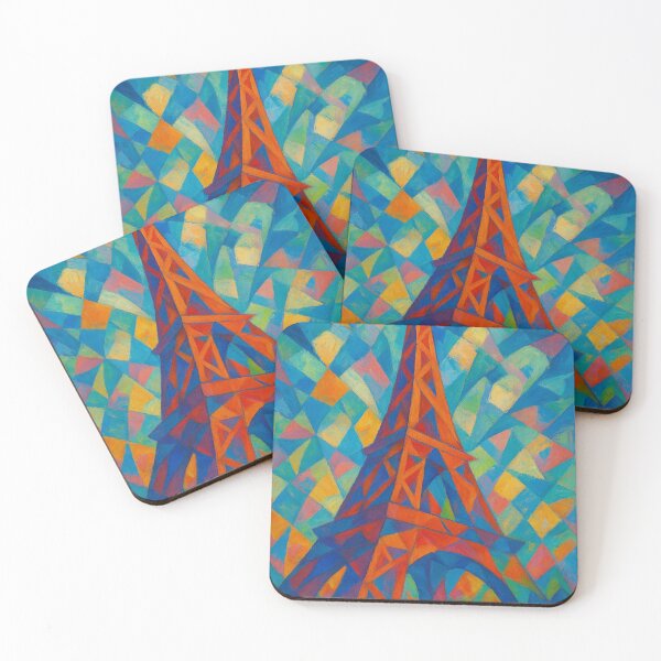 Item preview, Explosion of color around the Eiffel Tower designed and sold by Sigtrix.