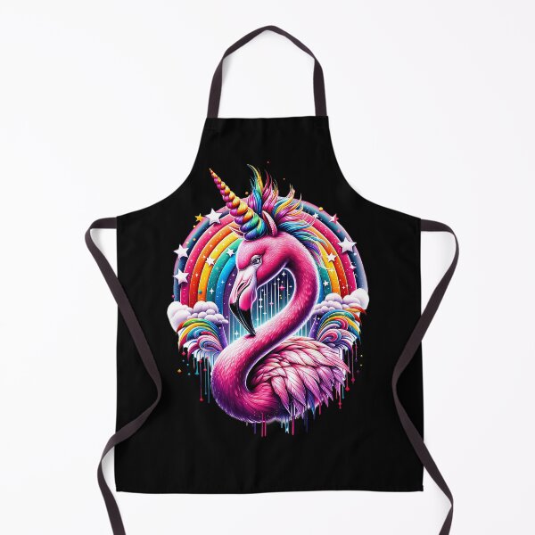 Item preview, Rainbow Pink Flamingo Cute Unicorn Flamingo Lover designed and sold by Kimberley King Art King Art.
