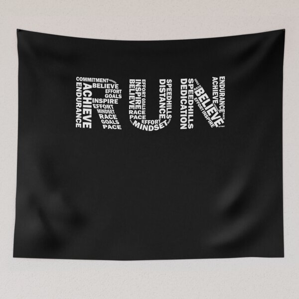 Item preview, Run Motivational Running Runner Workout Fitness designed and sold by Kimberley King Art  King Art.