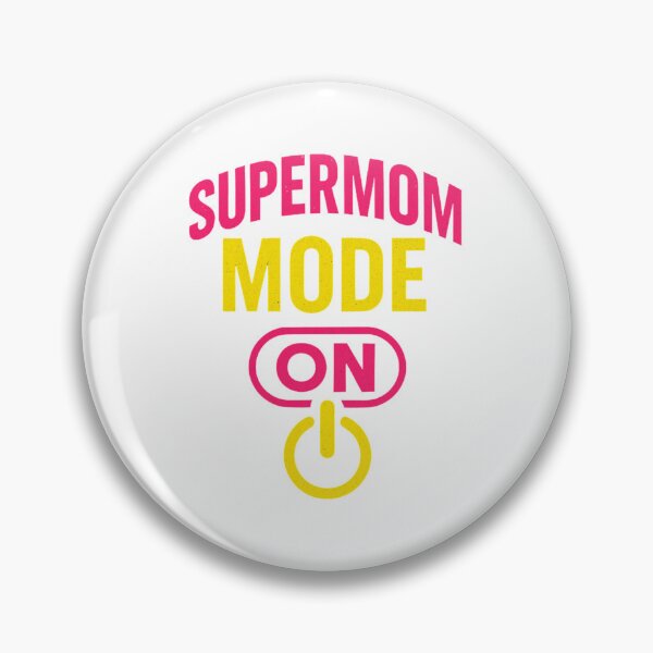 Item preview, Supermom Mode ON Neon Text Design – Bold Mother’s Day Graphic for Shirts, Stickers, Mugs, and Gifts – Comic Tech Style Typography designed and sold by ArtbotsGallery.