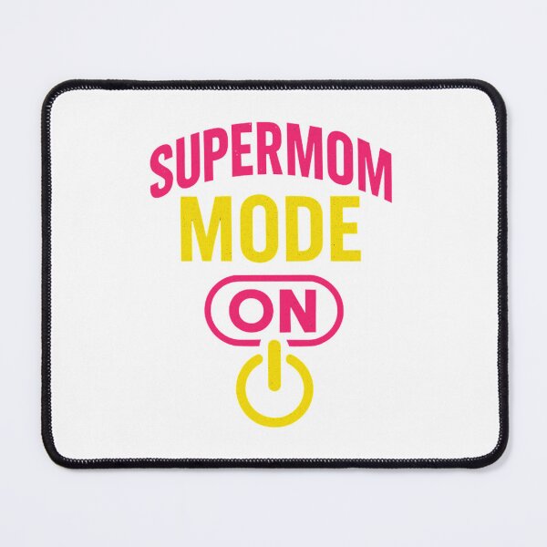 Item preview, Supermom Mode ON Neon Text Design – Bold Mother’s Day Graphic for Shirts, Stickers, Mugs, and Gifts – Comic Tech Style Typography designed and sold by ArtbotsGallery.