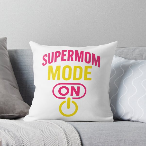 Item preview, Supermom Mode ON Neon Text Design – Bold Mother’s Day Graphic for Shirts, Stickers, Mugs, and Gifts – Comic Tech Style Typography designed and sold by ArtbotsGallery.