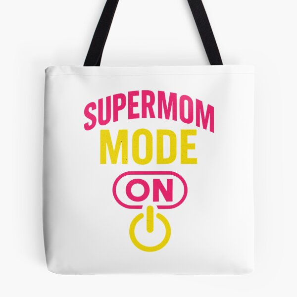 Item preview, Supermom Mode ON Neon Text Design – Bold Mother’s Day Graphic for Shirts, Stickers, Mugs, and Gifts – Comic Tech Style Typography designed and sold by ArtbotsGallery.