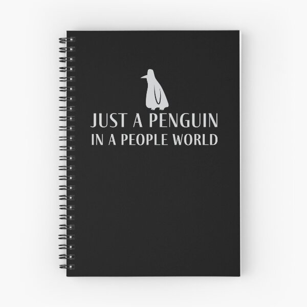 Item preview, just a penguin in a people world designed and sold by jazzydevil.