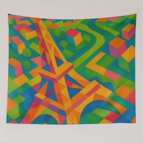 Item preview, An abstract view of the Eiffel Tower designed and sold by Sigtrix.