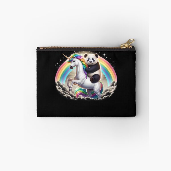 Item preview, Panda Riding Unicorn Galaxy Rainbow Lover designed and sold by Kimberley King Art  King Art.