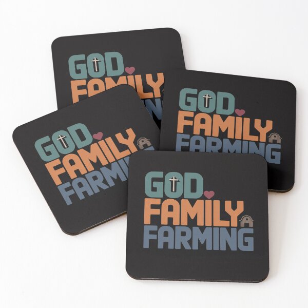 Item preview, God. Family. Farming. – Modern Minimalist Farm Life Shirt designed and sold by Slavicsoul.