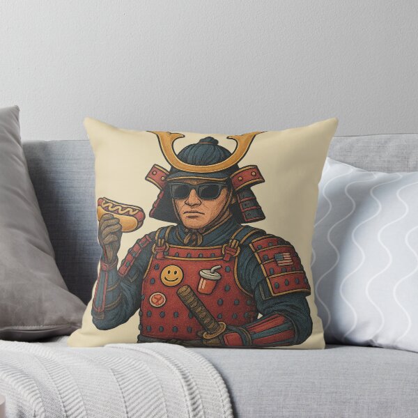 Item preview, Stars and Stripes Samurai – Fast Food & Bushido designed and sold by AleTot.