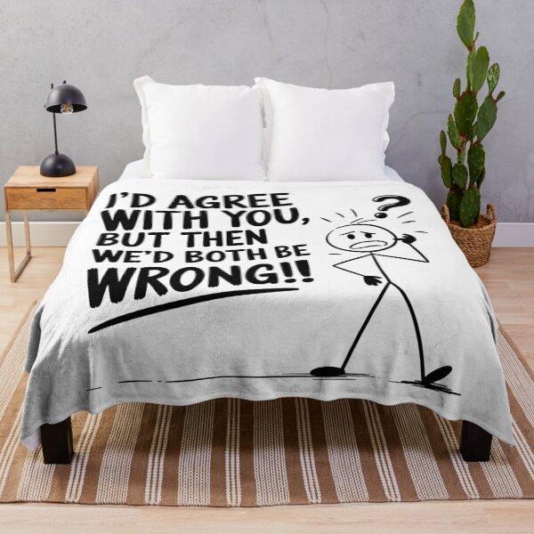 Item preview, Stick Figure Logic: Agree to Be Wrong? designed and sold by JPees.