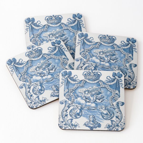 Item preview, Tile with a bust of William III (1650–1702) designed and sold by Tamas Das.