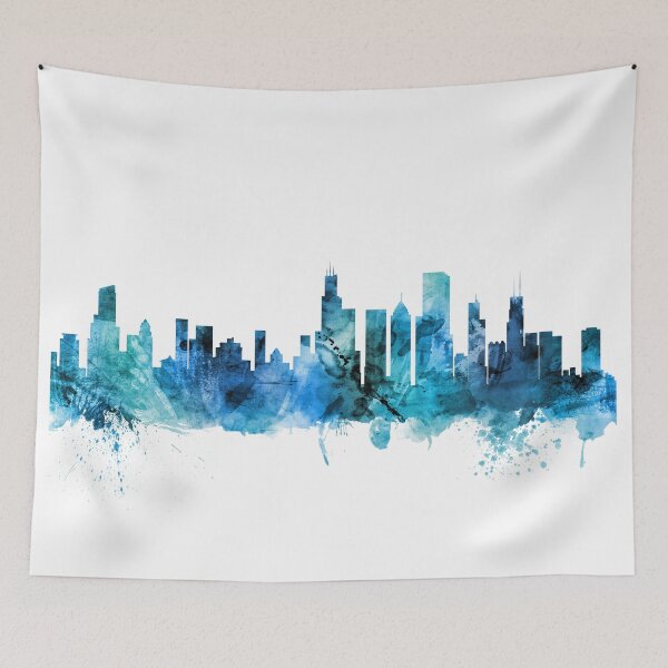 Item preview, Chicago Illinois Skyline designed and sold by ArtPrints.