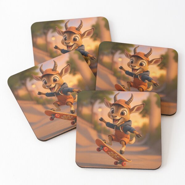 Item preview, Skater Springbok designed and sold by Sillytoe.