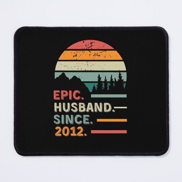 Item preview, 13th Wedding Anniversary for Him Epic Husband Since 2012 designed and sold by Mozaic Clothes.