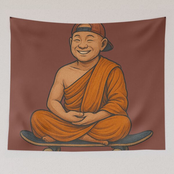 Item preview, Zen & Skate – The Perfect Balance designed and sold by AleTot.