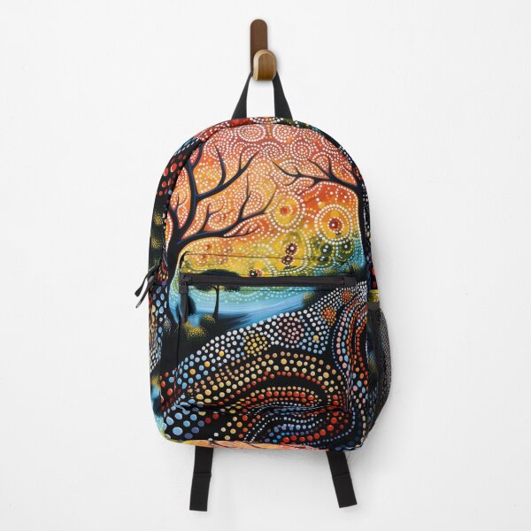 Item preview, Aboriginal Inspired Dot Art - Franklin-Gordon Wild Rivers National Park designed and sold by GrinGalore.