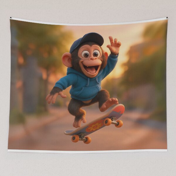Item preview, Skater Ape designed and sold by Sillytoe.