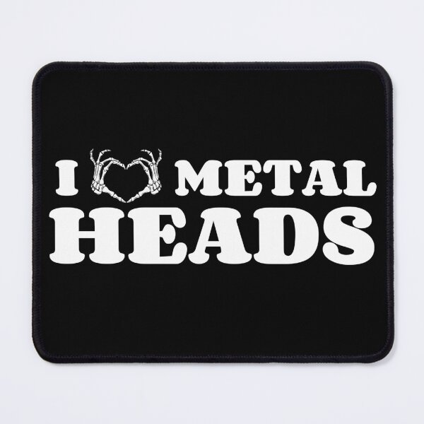 Item preview, I Love Metalheads Aesthetic Funny Classic Design designed and sold by OldSkullDesigns.