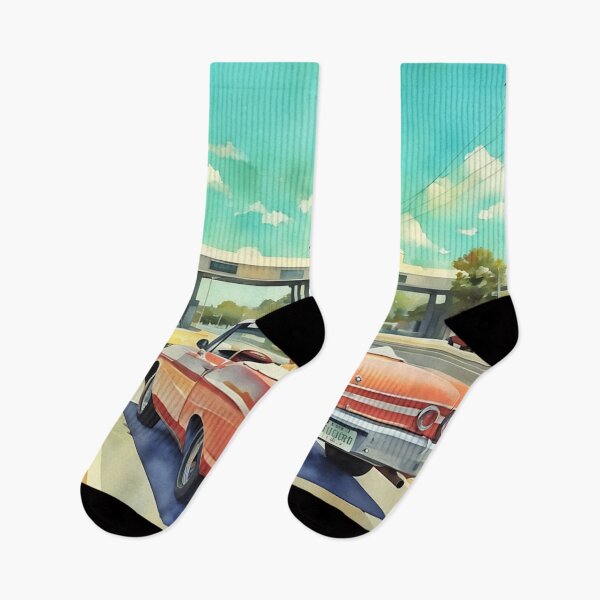 Item preview, The Convertibles Come Out designed and sold by RCWatercolours.