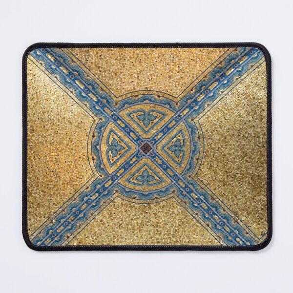 Item preview, Luxurious Gold and Blue Symmetric Mosaic designed and sold by Georgia Mizuleva.