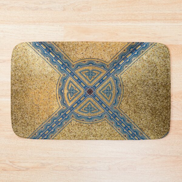 Item preview, Luxurious Gold and Blue Symmetric Mosaic designed and sold by Georgia Mizuleva.