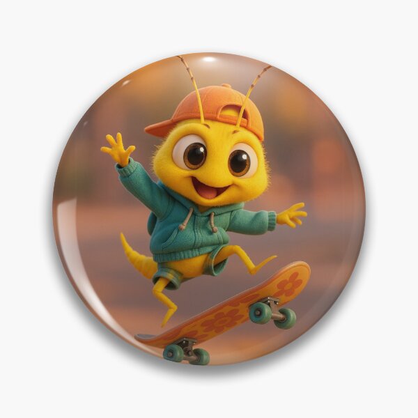 Item preview, Skater Yellow Aphid designed and sold by Sillytoe.