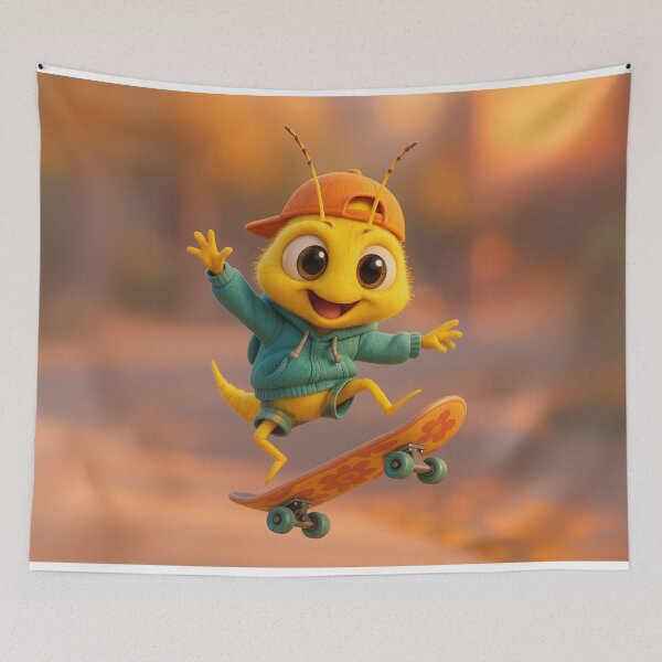 Item preview, Skater Yellow Aphid designed and sold by Sillytoe.