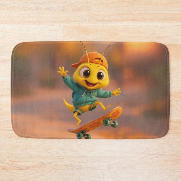 Item preview, Skater Yellow Aphid designed and sold by Sillytoe.