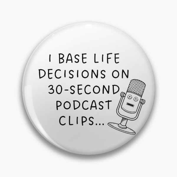 Item preview, 30-Second Podcast Life Coach – Funny Self-Help T-Shirt designed and sold by LowEffortLab5.