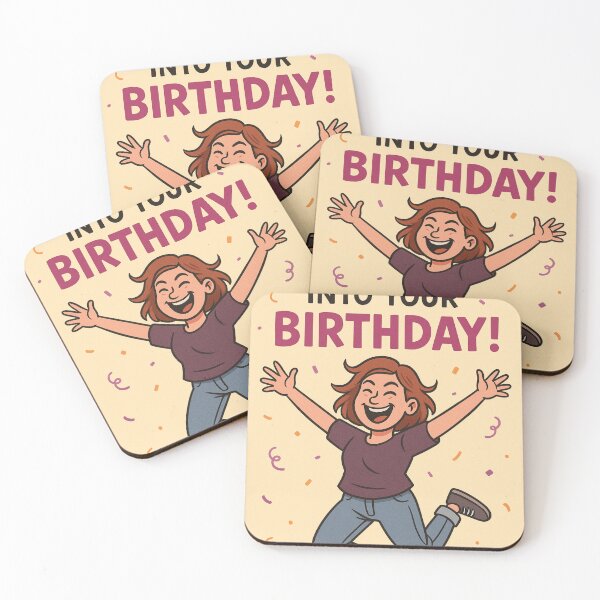Item preview, Lesbian Birthday Card – Lez Jump into Your Birthday designed and sold by Aryabek.