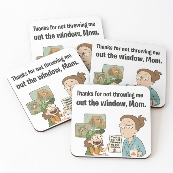 Item preview, Thanks for Not Throwing Me Out the Window, Mom – Flashback Edition designed and sold by IMadeThisat3AM.