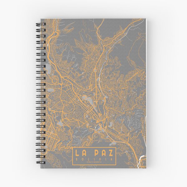 Item preview, La Paz City Map of Bolivia - Bauhaus designed and sold by deMAP.