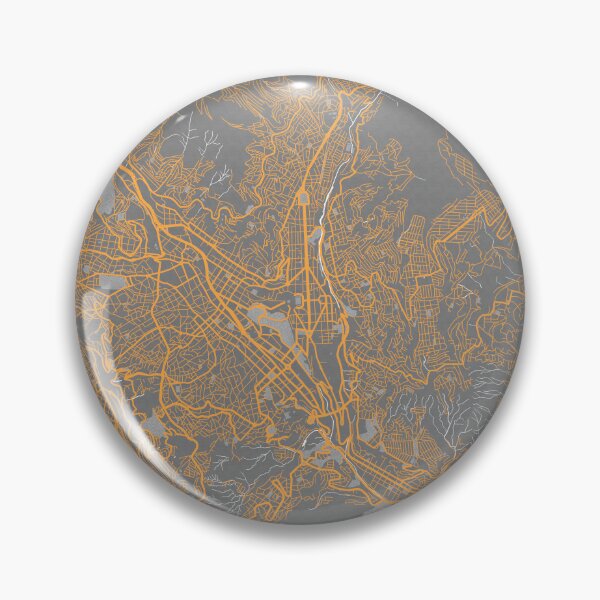 Item preview, La Paz City Map of Bolivia - Bauhaus designed and sold by deMAP.