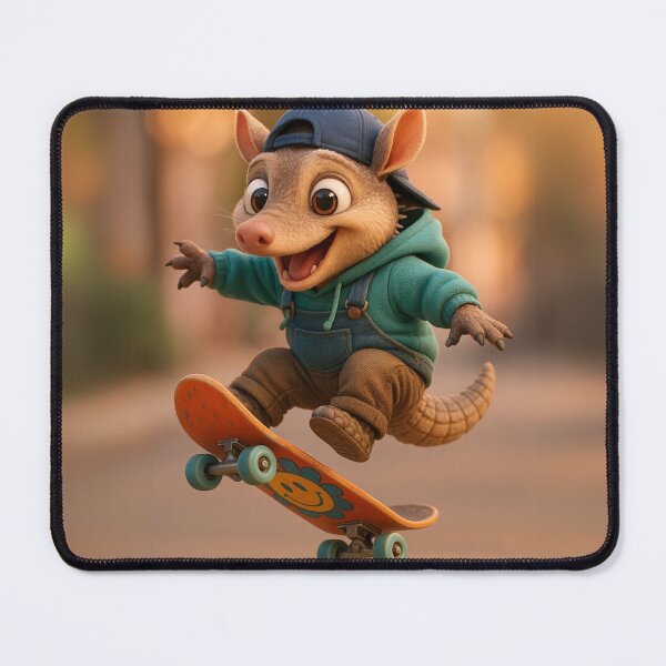 Item preview, Skater Armadillo designed and sold by Sillytoe.
