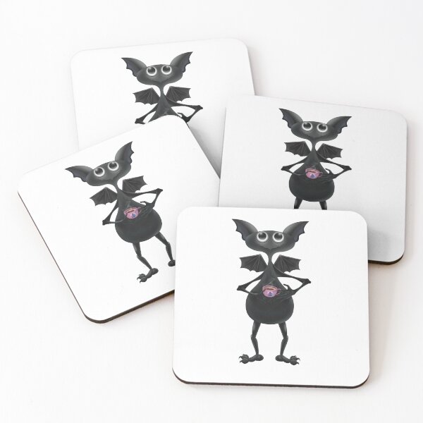 Item preview, Batty Barista Cute Gothic Bat with Coffee Cup designed and sold by Elizarfa.