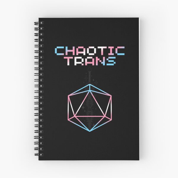 Item preview, Chaotic Trans Pride Flag Colors, Transgender D20, Trans D&D  designed and sold by Travelslightly.